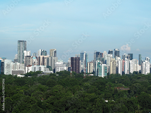 Singapore Skyline  view from Holland Village