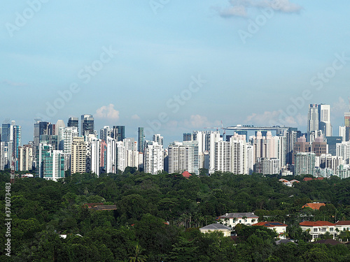 Singapore Skyline, view from Holland Village © Raymond