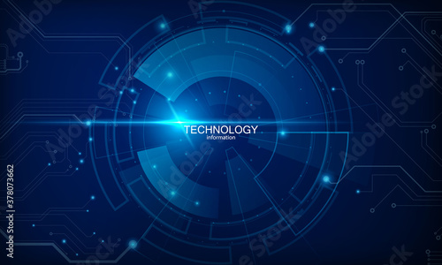 abstract technology communication concept vector background