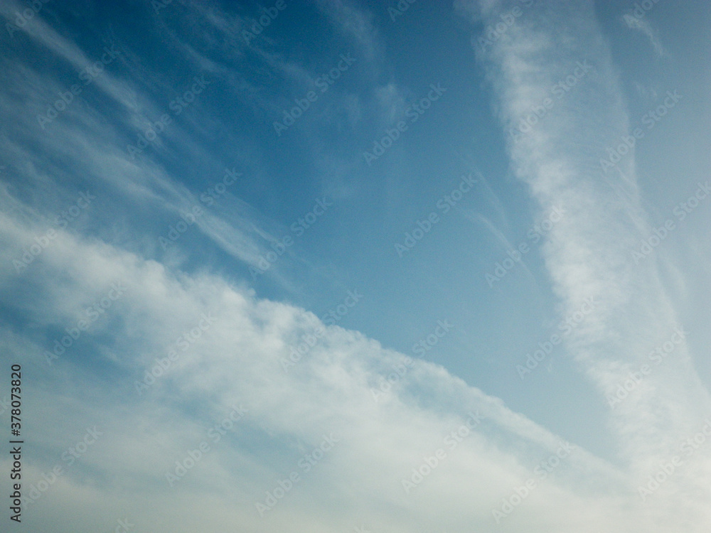 blue sky with clouds