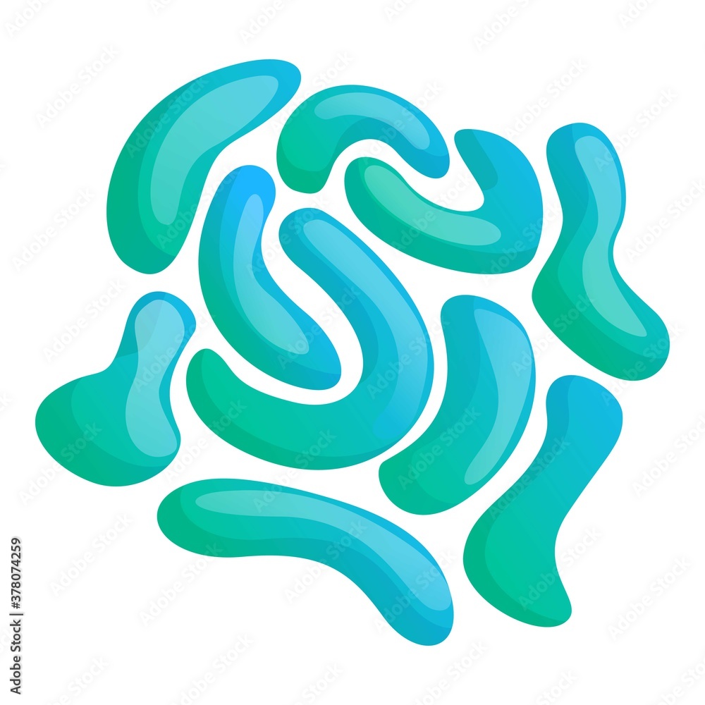 Probiotics microbiology icon. Cartoon of probiotics microbiology vector icon for web design isolated on white background Probiotics microbiology icon. Cartoon of probiotics microbiology vector icon for web design isolated on white background