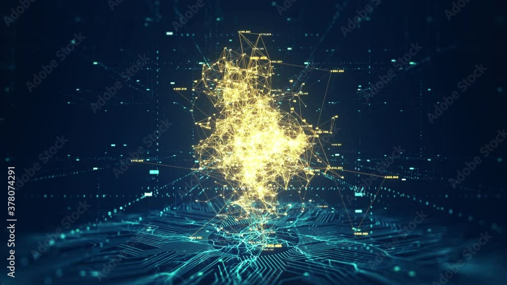 Technology Artificial intelligence (AI) concept. StockVideo Adobe Stock