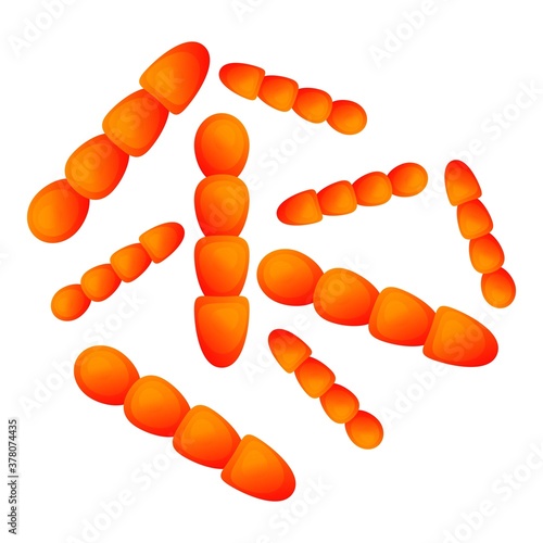 Probiotics biology icon. Cartoon of probiotics biology vector icon for web design isolated on white background