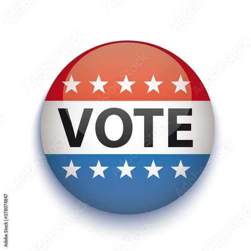 Vote USA Button