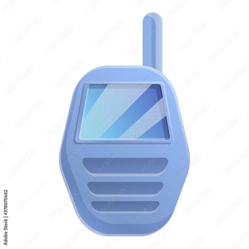 Monitor walkie talkie icon. Cartoon of monitor walkie talkie vector icon for web design isolated on white background Monitor walkie talkie icon. Cartoon of monitor walkie talkie vector icon for web design isolated on white background