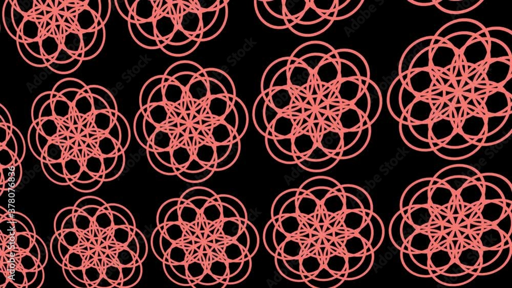 Color pattern with geometric shapes on a minimal black background, horizontally and vertically inclined, initially from the left then moving to the right, composed of geometric shapes. Color pattern with geometric shapes on a minimal black background, horizontally and vertically inclined, initially from the left then moving to the right, composed of geometric shapes.