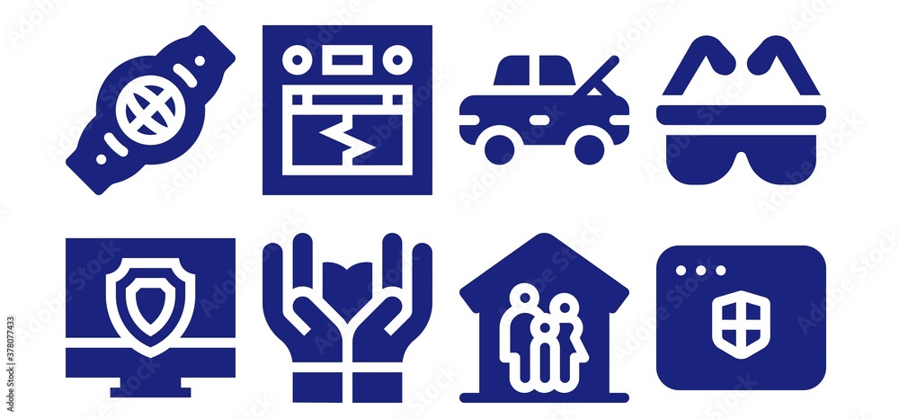 insurance icon set insurance icon set