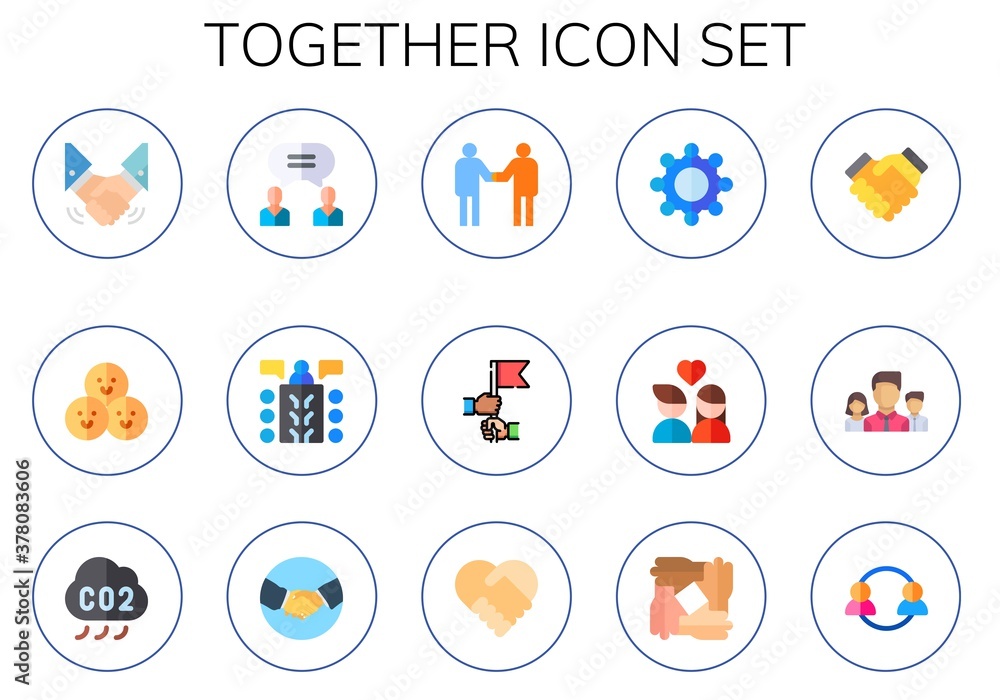 together icon set