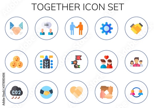 together icon set