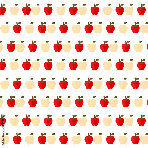 apple seamless pattern repeat background