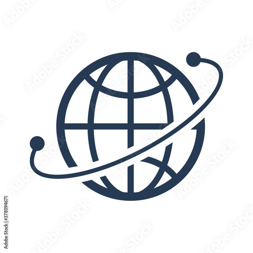 Global communication icon
