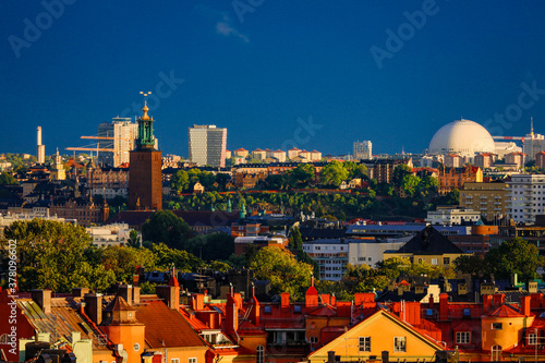 Photography Stockholm, Sweden  The rooftops of Vasastan, Rodaberget, on Kungsholmen