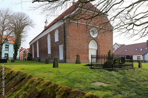 Evangelisch Reformierte Kirche in Greetsiel. Evangelisch-Reformierte Kirche, Greetsiel, Niedersachsen, Deutschland, Europa photo