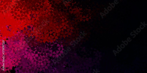 Light blue  red vector texture with random triangles.