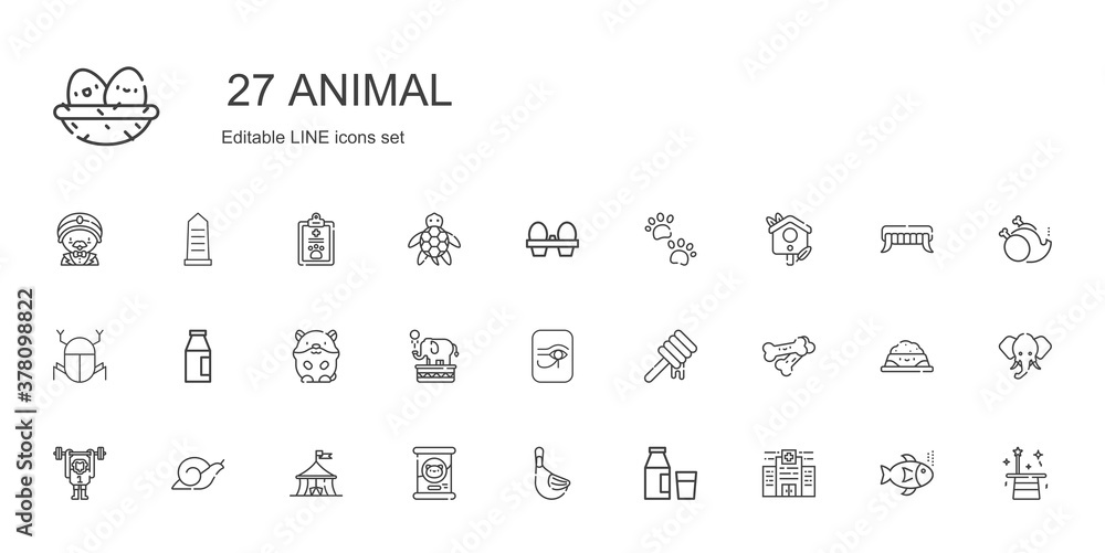 animal icons set animal icons set