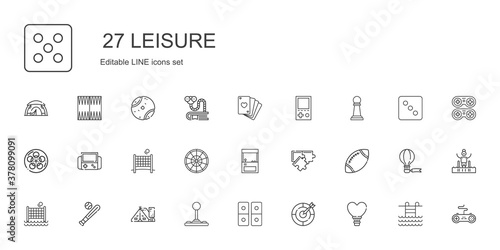 leisure icons set © NinjaStudio