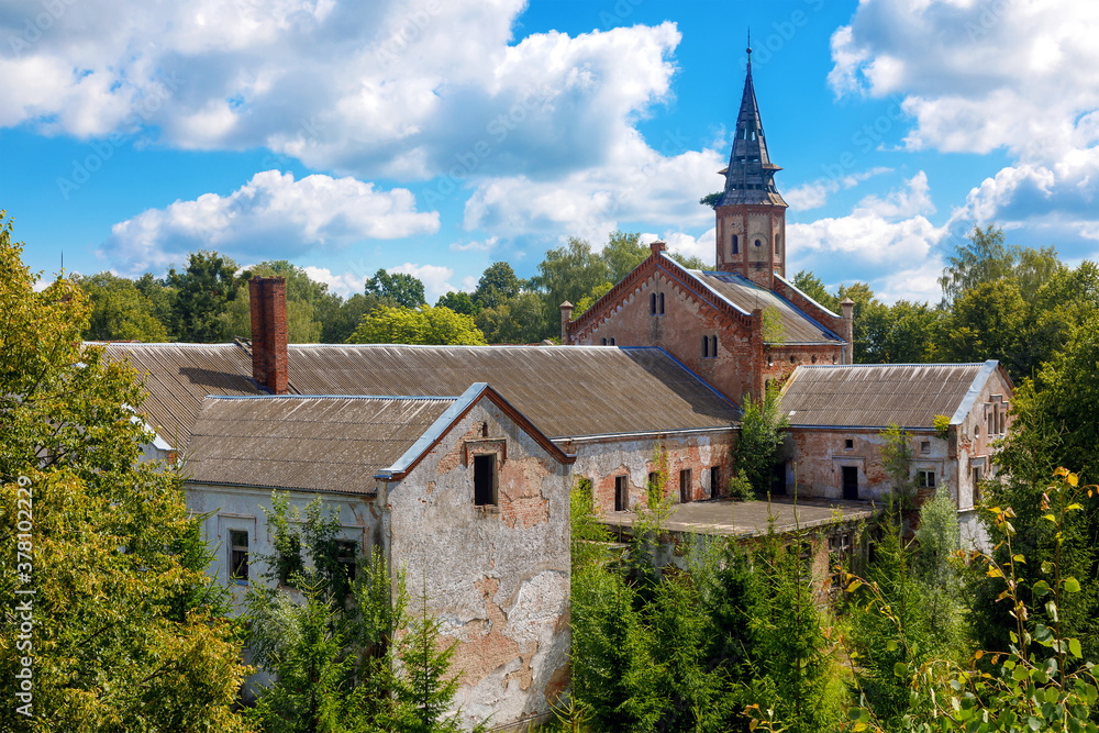 Old abandoned Catholic Church