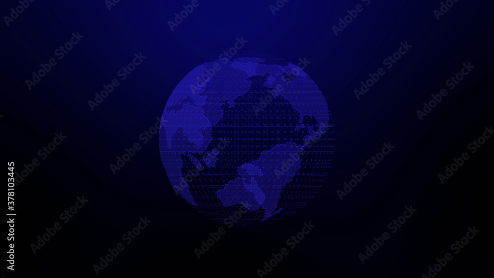 New blue color 3d earth background image,planet image