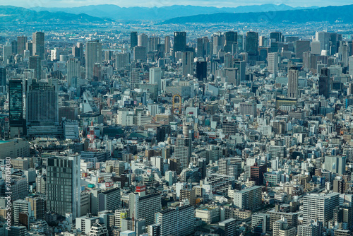 City view in Osaka.