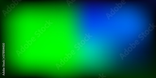 Dark Multicolor vector blurred pattern.