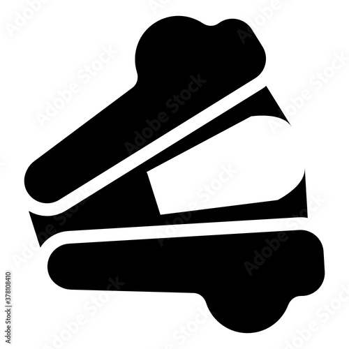 
Vector of pin remover stapler, editable style 
