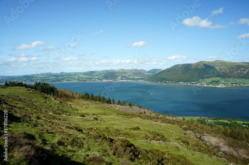 The beautiful shores of Carlingford Lough are a favorite walking spot.Ireland.