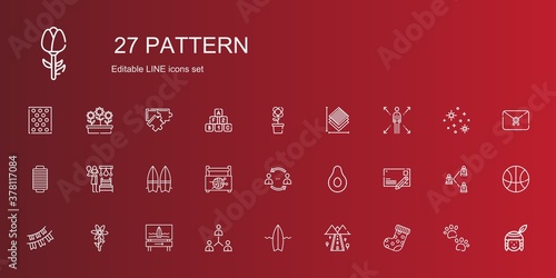 pattern icons set