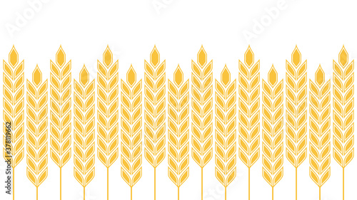 Oat pattern wallpaper. oat symbol. free space for text. rice sign. Rice pattern wallpaper.
