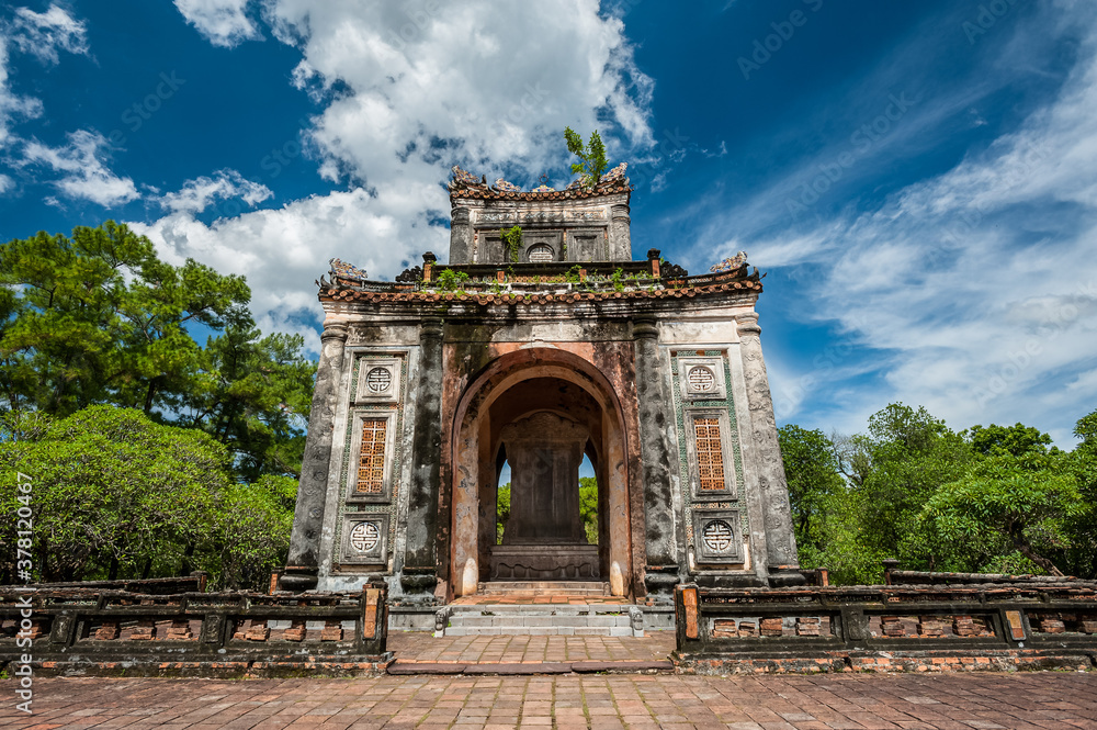 Obraz premium The Mausoleum of Emperor Lang Tu Doc, Imperial City of Hue, Vietnam