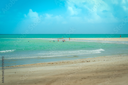 Carneiros beach  Tamandare  near Recife  Pernambuco  Brazil on April 8  2019.