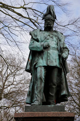 Denkmal von Kaiser Wilhelm. Wilhelmshaven, Niedersachsen, Deutschland, Europa photo