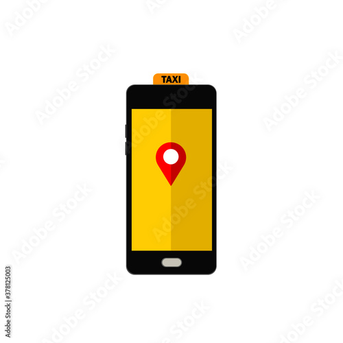 Online mobile application order taxi service