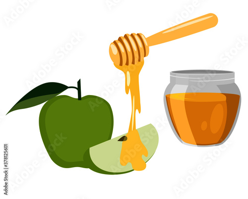 honey and apple