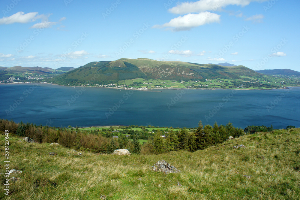 Carlingford Lough is a large bay in the north of Ireland, separating it from Northern Ireland.