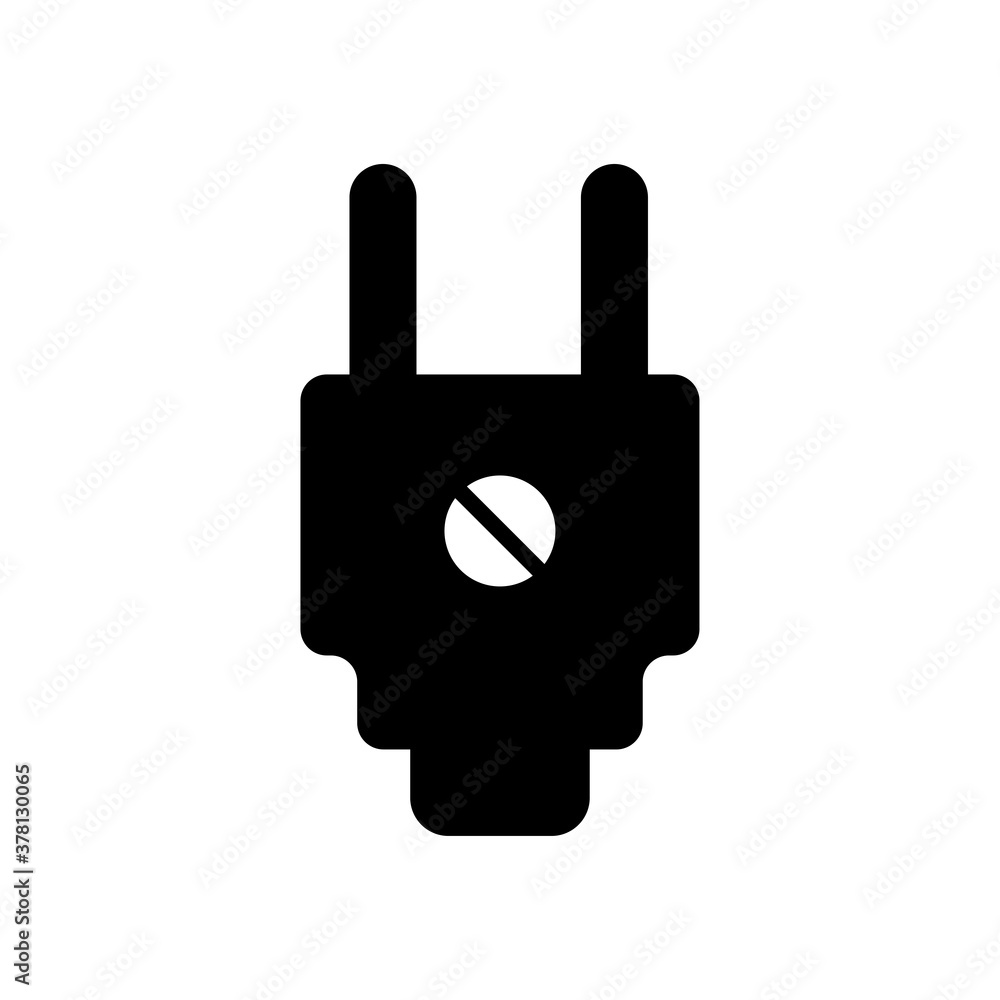 Obraz premium Electric plug icon
