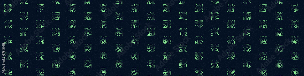 Abstract Color Halftone Dots generative art background illustration Abstract Color Halftone Dots generative art background illustration