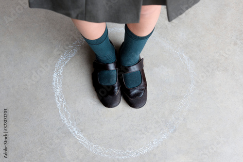back to school keep social distance