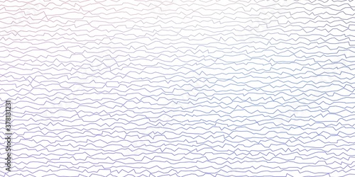 Dark Purple vector texture with curves. Bright sample with colorful bent lines, shapes. Pattern for ads, commercials.