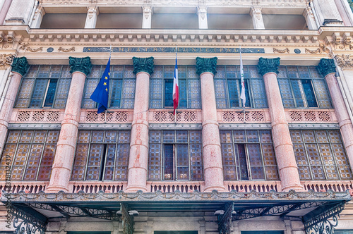 Northern facade of the Opera House, Nice, Cote d'Azur, France photo