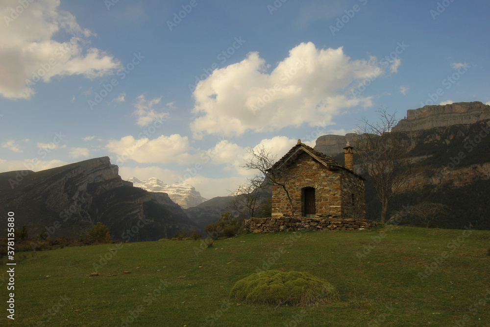 Farmer's house in the Spanish Pyrenees