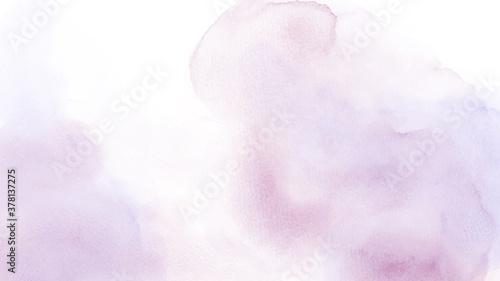 Abstract light pink mixed purple stain watercolor for background