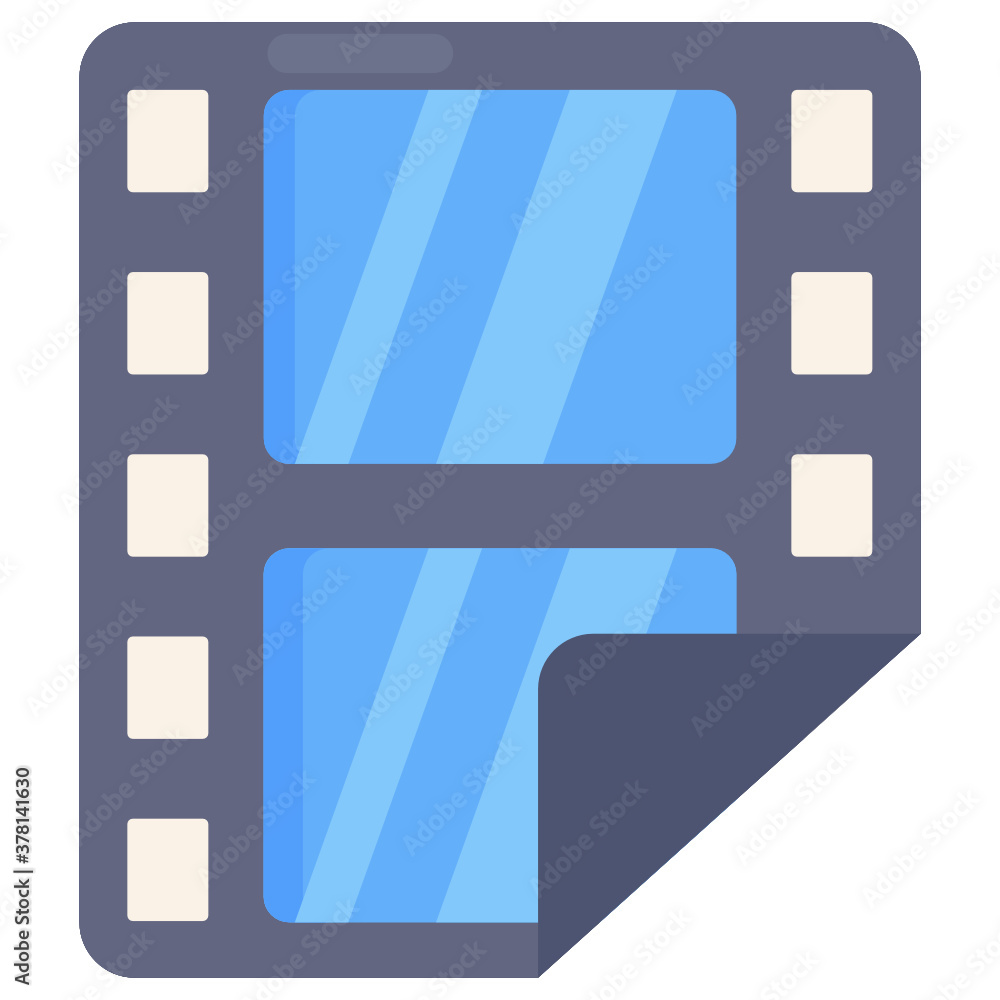 Trendy flat style of image reel icon
Trendy flat style of image reel icon