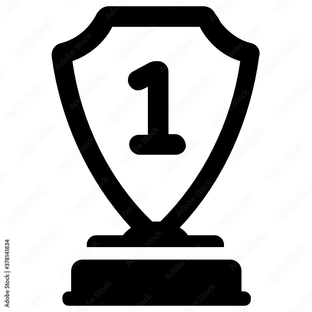 Modern style icon of award shield
Modern style icon of award shield