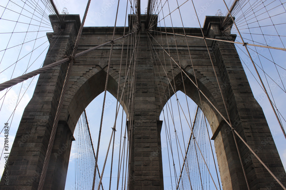 Fototapeta premium New York - Puente de Brooklyn