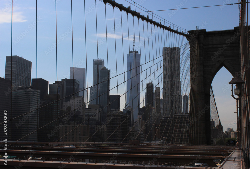 Obraz premium New York - Puente de Brooklyn