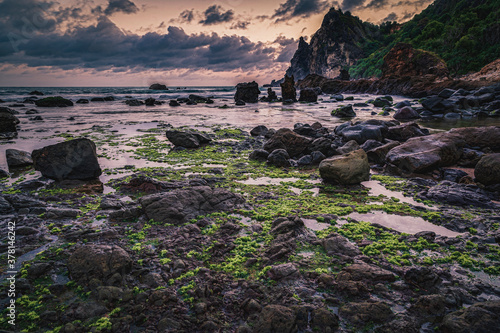 Watulumbung beach in Gunung Kidul, Yogyakarta, Indonesia photo