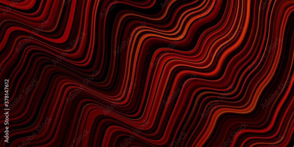 Light Red vector pattern with bent lines. Light Red vector pattern with bent lines.