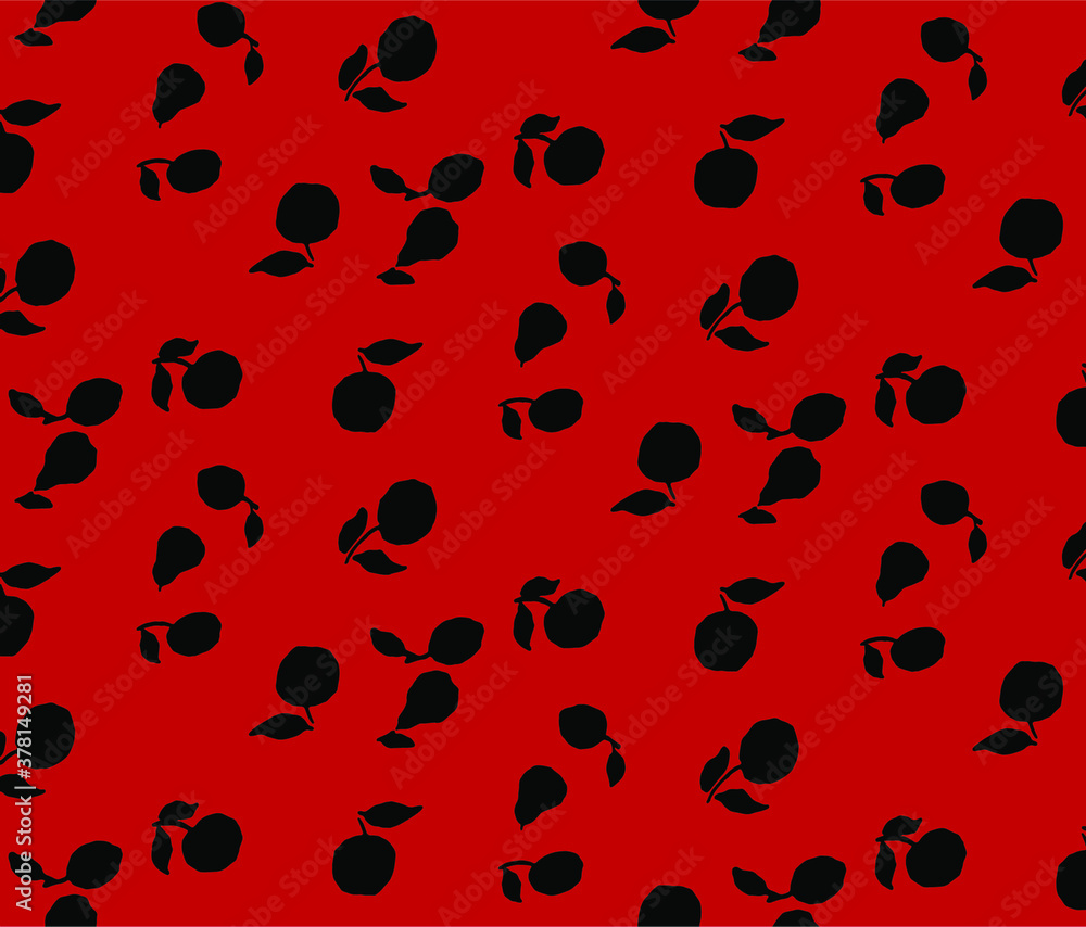 Seamless fruit pattern, pear print. Seamless fruit pattern, pear print.