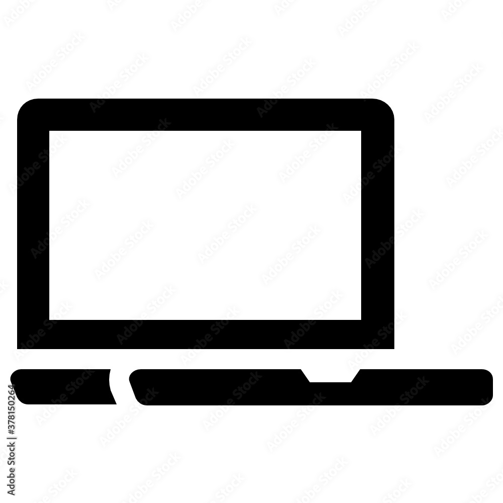 A notebook computer, laptop in style
A notebook computer, laptop in style