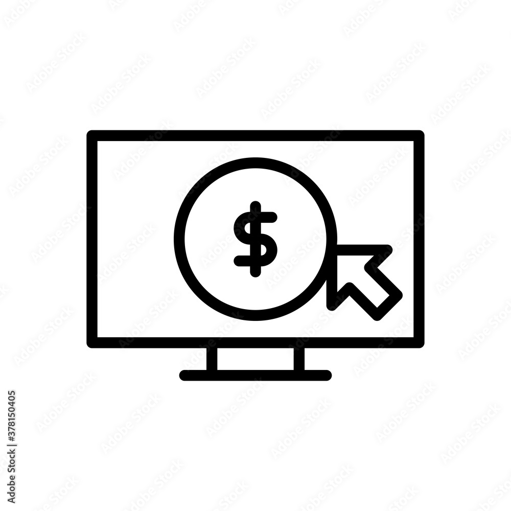 online payment icon vector illustration online payment icon vector illustration